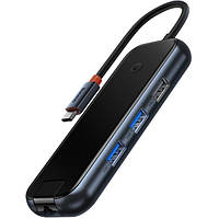USB-хаб Baseus AcmeJoy 6-in-1 USB-C Dark Gray (WKJZ010313)
