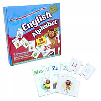 Обучающие пазлы Strateg English alphabet 96 карт на английском языке (539)