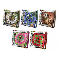 Годинник із вишивкою гладдю "Embroidery clock" ДАНКО ТІЙС