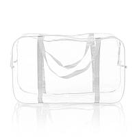 Прозрачная сумка в роддом XL Сумочка 55х34х18 см Белый (3xl1_белый)