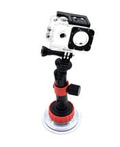 Кронштейн на присоску для спортивної камери, автомобільне кріплення на присоску, гвинтовий інтерфейс 1/4 дюйма, фото 4