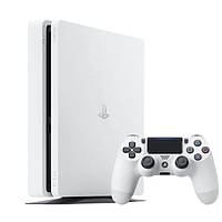 Игровая приставка Sony PlayStation 4 Slim (PS4 Slim) 1TB White (БУ)