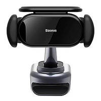 Держатель в авто Baseus T-Space Solar Electric Car Mount Black (C40351300111-00)