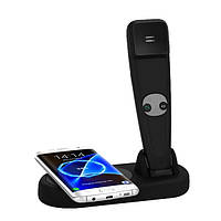 Беспроводное зарядное устройство Infinity Bluetooth Phone And Wireless Charger Intelligent 2-in-1 Black