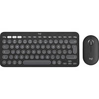 Комплект клавіатура та миша Logitech Pebble 2 Combo for Mac Graphite UA (920-012244)