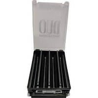 Коробка рыболова DUO Reversible Lure Case 180 Pearl Black/Clear 34.31.92 n