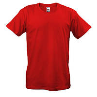 Футболки чоловічі з бавовни хлопчику червоні спортивні теніски хлопцю якісний одяг для спорту дому Підібрати розмір футболки