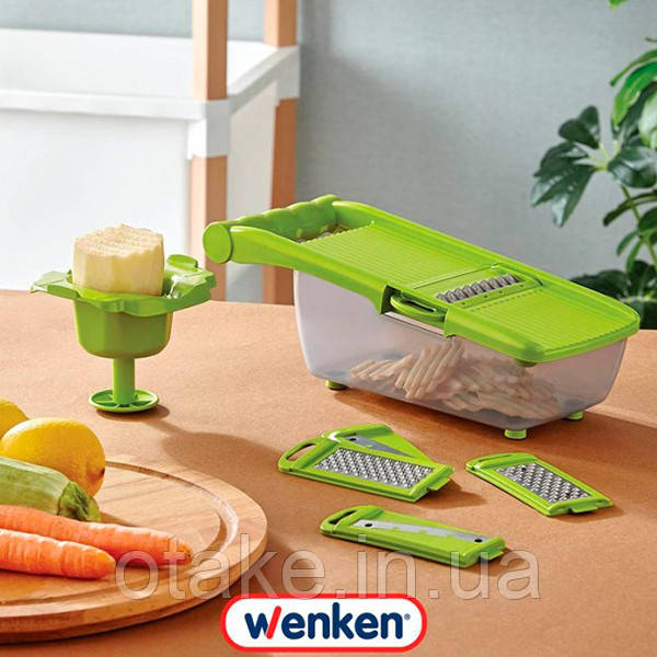 Тертка з Ємністю + насадки UR-3368, фото 1