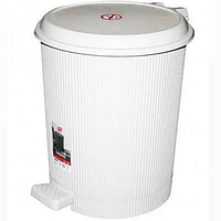 Відро з педаллю Nostalgia N327 білий