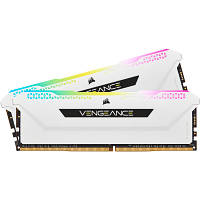 Модуль памяти для компьютера DDR4 16GB 2x8GGB 3600 MHz Vengeance RGB Pro SL White Corsair CMH16GX4M2D3600C18W