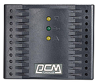 Стабилизатор напряжения релейный однофазный PowerCom TCA-1200 4xEURO Black