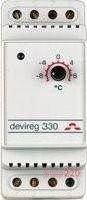 DEVI DEVI Терморегулятор Devireg 330, -10...10 °C, программируемый, DIN, 16А, 230В