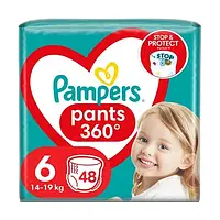 Подгузники-трусики PAMPERS Pants размер 6 (15+ кг), 48 шт