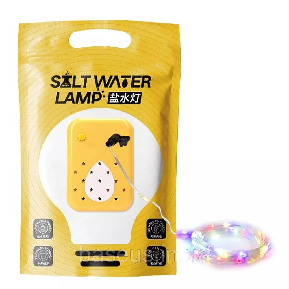 Портативний світильник працює від води та солі, LED Фонарь Salt Water Lamp ESP-02