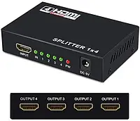 Разветвитель HDMI на 4 порта для мониторов и телевизоров HDMI SPLITTER 9220