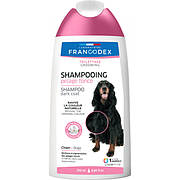 Шампунь Francodex Dark Coat Dog Shampoo із запахом яблучної квітки для собак із чорною шерстю, 250 мл