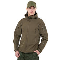 Куртка тактическая флисовая FDSO TY-7491 3XL Оливковый (06508421)