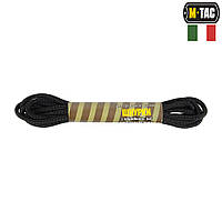 M-Tac шнурки с водоотталкивающей пропиткой (Италия) черные 135 см ll