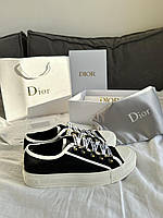 Кроссовки женские Dior Sneakers Low Black Premium Вьетнам