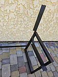 Лавка садова LOFT боковини 2шт + перемичка 1.50м.  (з підлокітниками). Боковини для лавки, фото 5