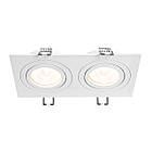 Світильник VIDEX під лампу 2xGU10 врізний Білий (VL-SPF23S-W), фото 2