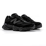 Кроссовки мужские  9060 Triple Black New Balance стильні кросівки New Balance, фото 3
