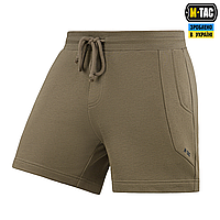 M-Tac шорты армейские Sport Fit Cotton Dark Olive, спортивные шорты олива, тактические шорты мужские летние