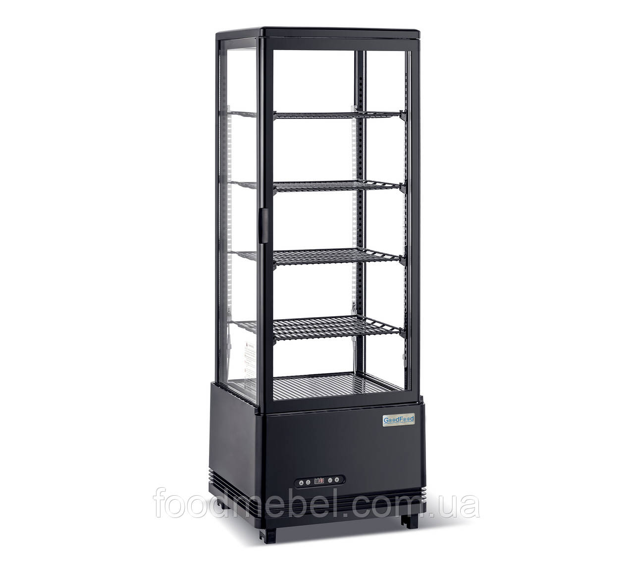 Вітрина барна GoodFood RT128L чорна 454х408х1270, фото 1