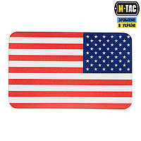 M-Tac нашивка флаг США реверс (80х50 мм) Full Color/GID