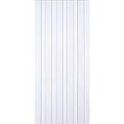 Декоративна стінова рейка WPC Білий перламутр 3000*150*9 мм (дерево-полімерний композит), фото 2