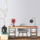 Декоративна стінова рейка WPC Білий перламутр 3000*150*9 мм (дерево-полімерний композит), фото 6