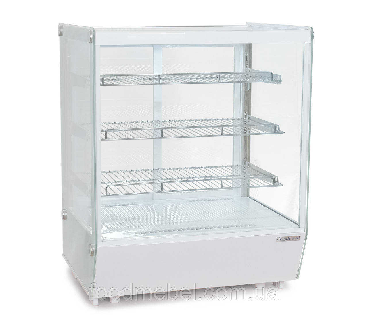 Вітрина кондитерська GoodFood RTW195L5 біла пряме скло, фото 1