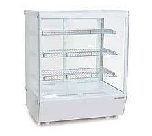 Вітрина кондитерська GoodFood RTW145L5 біла пряме скло