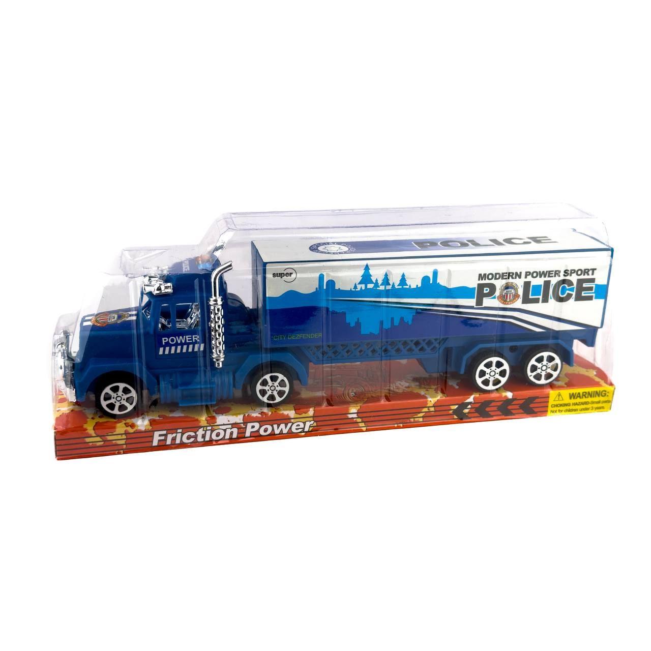 Іграшковий поліцейський фургон 558-PP-HGP пластик 27 см інерційний синій з білим
