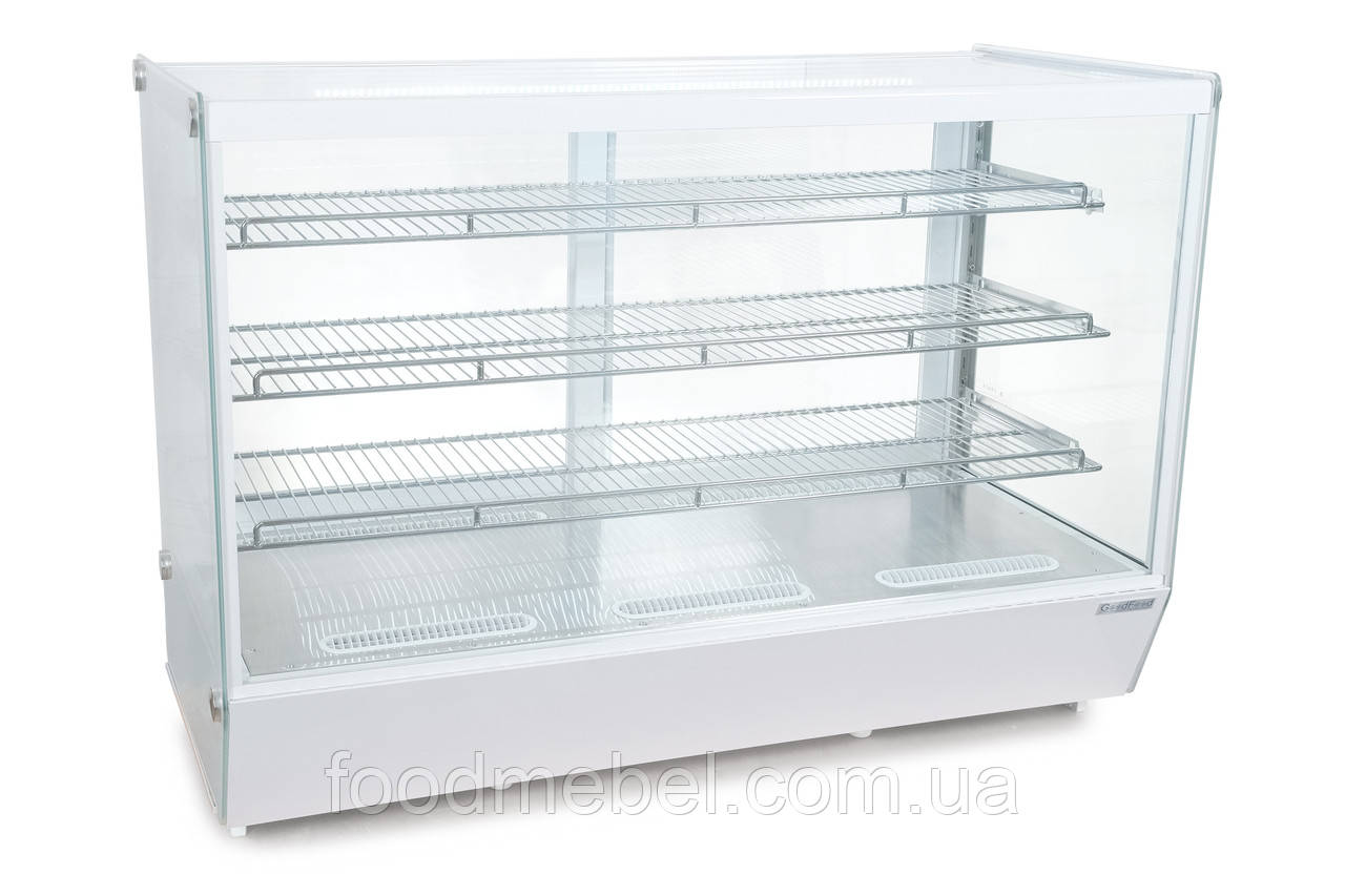 Вітрина кондитерська GoodFood RTW235L5 біла 1220x568x886 мм, фото 1