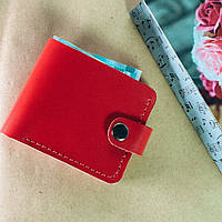 Мінімалістичний жіночий шкіряний гаманець із натуральної шкіри в подарунок дівчині, Гарний гаманець для жінок