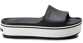 Crocband Platform Slide Black