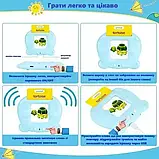 Розмовляючі навчальні картки Монтессорі Інтерактивні розвиваючі картки для вивчення англійської мови 224 слова, фото 5
