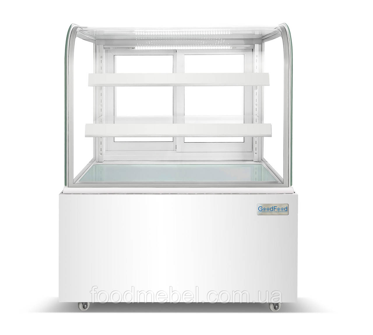 Холодильна вітрина кондитерська GoodFood FW270R біла 940x688x1205 мм, фото 1