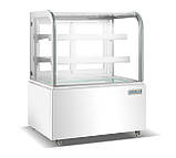 Холодильна вітрина кондитерська GoodFood FW270R біла 940x688x1205 мм, фото 2