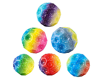 Мяч Гравиты бол гравитационный прыгунец Gravity Ball Rainbow светящиеся в темноте