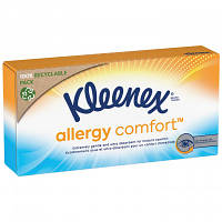 Салфетки косметические Kleenex Allergy Comfort 3 слоя в коробке 56 шт. 5029053577210 n