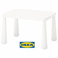 Дитячий стіл IKEA MAMMUT (ІКЕА МАММУТ). 50365177. Білий