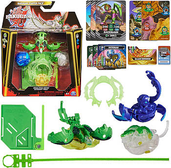 Бакуган стартовий набір Вентрі Октоган Трокс Bakugan Special Attack Ventri, Octogan and Trox