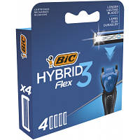 Змінні касети Bic Flex 3 Hybrid 4 шт. 3086123480926 n