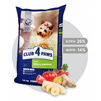 Сухой корм для собак Club 4 Paws Премиум. Для малых пород 14 кг 4820083909542 n