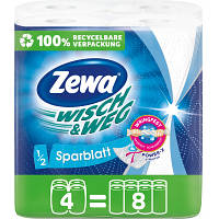 Бумажные полотенца Zewa Wisch & Weg 2 слоя 4 рулона 7322541210841 n