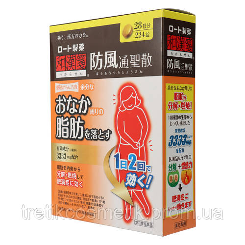 Японський комплекс для спалювання жиру Бофусан Rohto BOUFU WAKANSEN 224 ...
