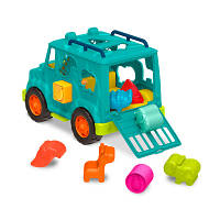 Розвиваюча іграшка Battat сортер - Вантажівка Сафарі колір море BX2024Z n