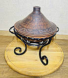 Садж кований d30 - Таджин глиняний 3л, фото 9